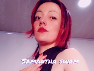 Samantha_swam